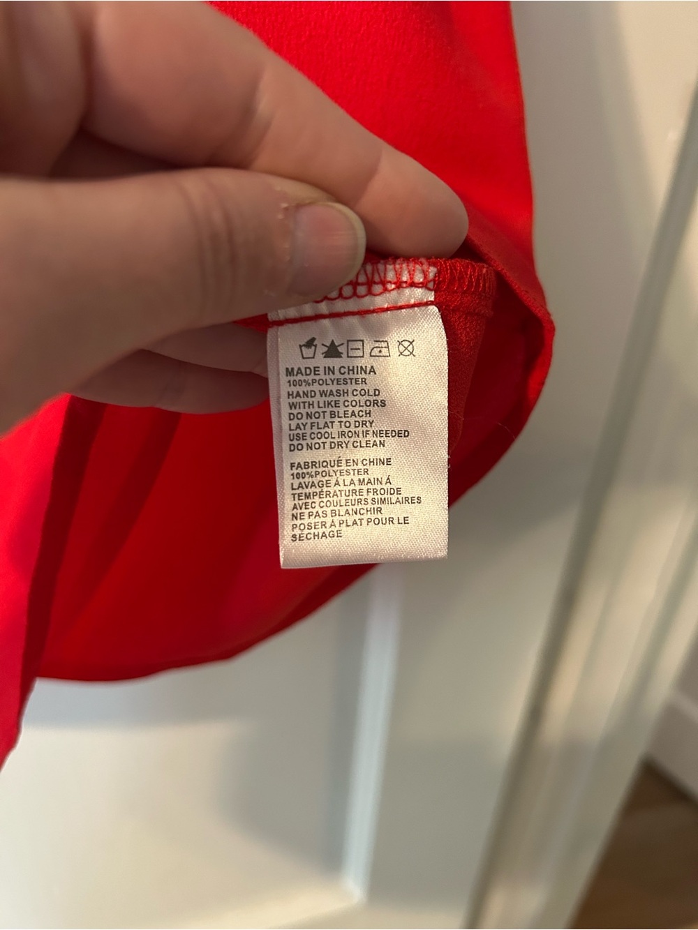 Paper Crane Bright Red Sleeveless Tank Top - Picture 4 of 6